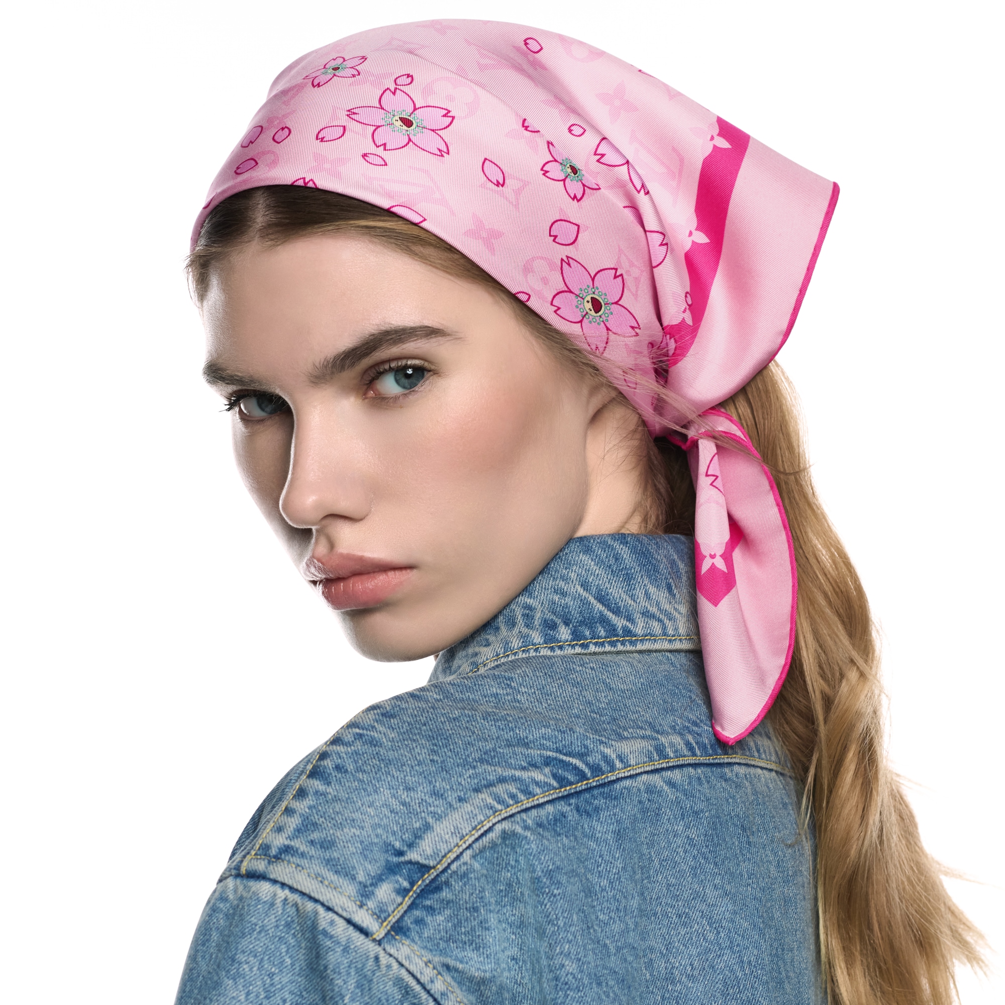 LV x TM Monogram Cherry Blossom Bandeau BB . - Luxury Accessories